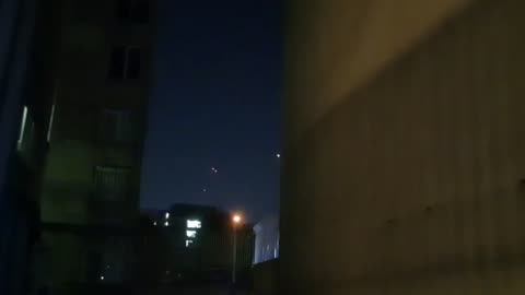 Air defense activity reported over Tehran as Israel resumes airstrikes on Iran.