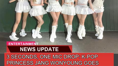 3 Seconds One Mic Drop Kpop Princess Jang Wonyo