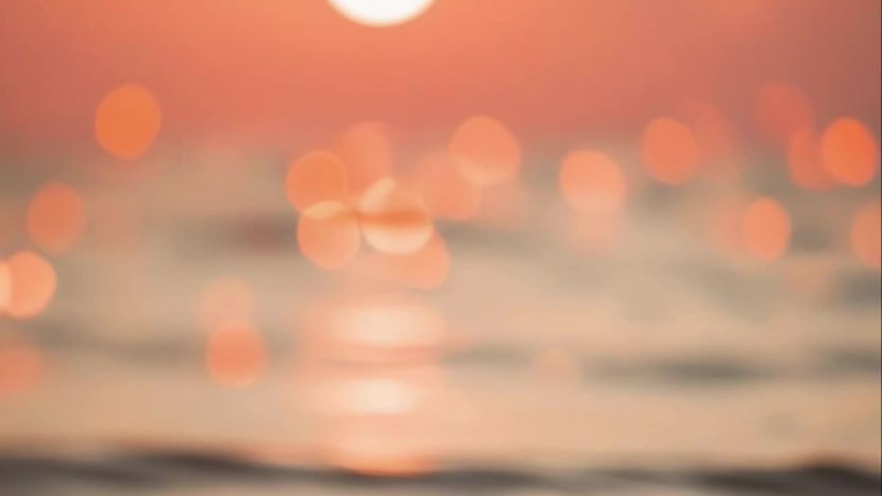 Sunset in a fishing village