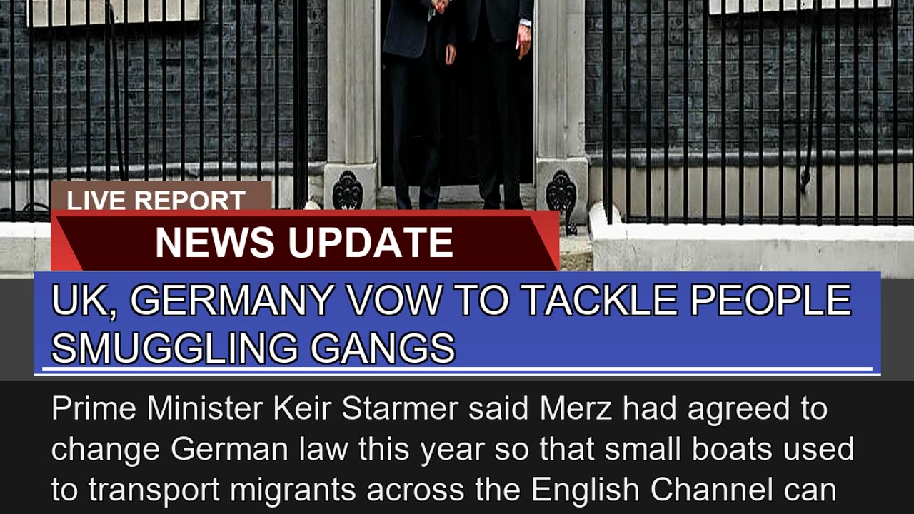 UK Germany Vow to Tackle People Smuggling Gangs