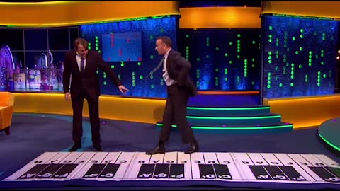 Tom Hanks and Sandra Bullock Play Chopsticks _ The Jonathan Ross Show