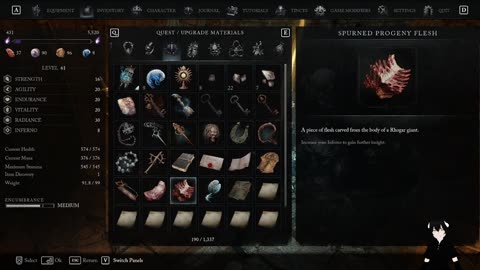 Lords of the Fallen with my Friend Chara