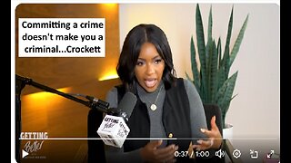 Jasmine Crockett says committing a crime doesn’t make you a criminal