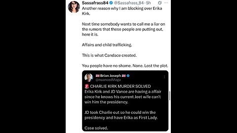 🤡🇺🇸 Erika Kirk takes prime time backstage. It's all a dam show. 🎥 @FollowsTheWhiteRabbit 🐇