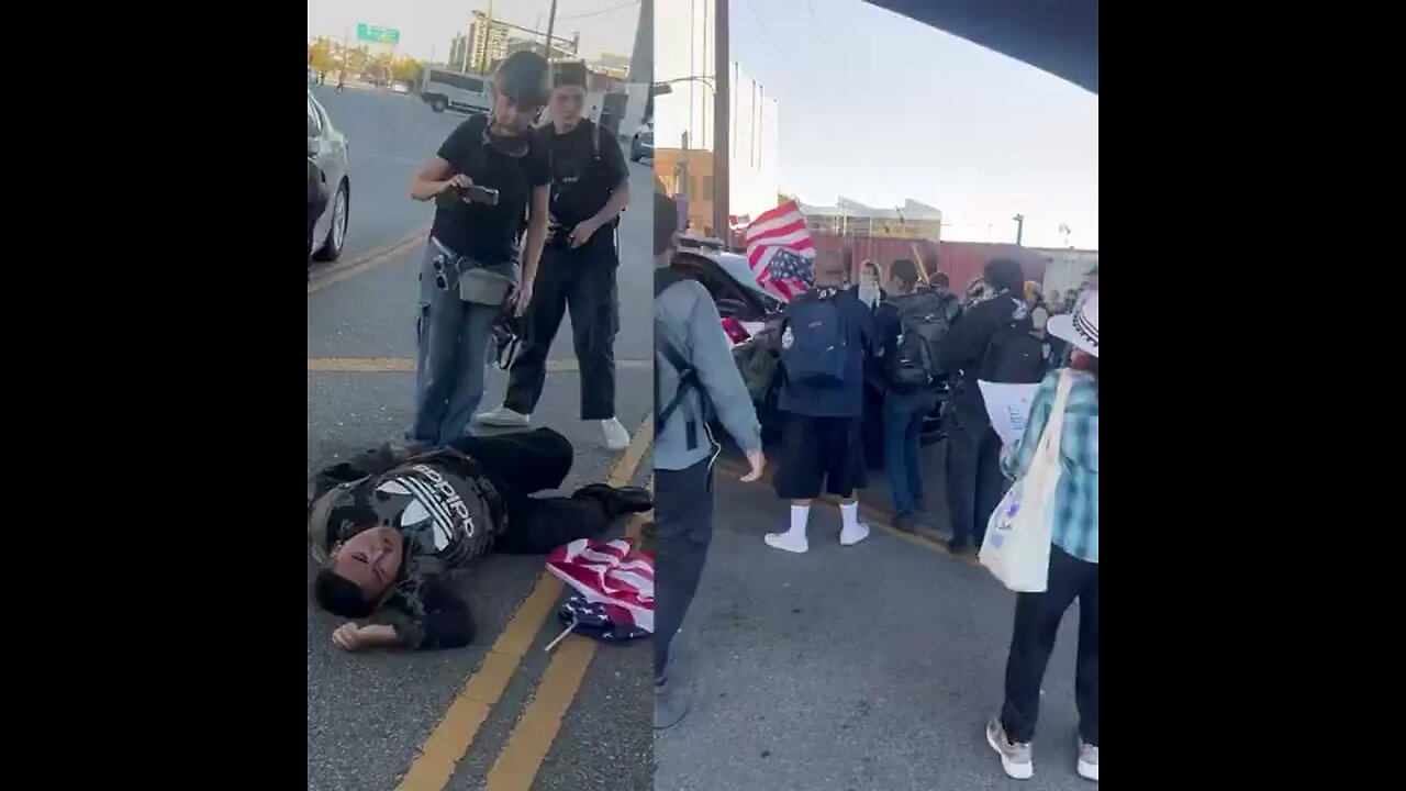 LAPD police officer reportedly ran over a protester