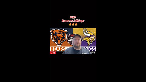 MNF Week 1 #nfl #chicago #vikings #trending #letsgo