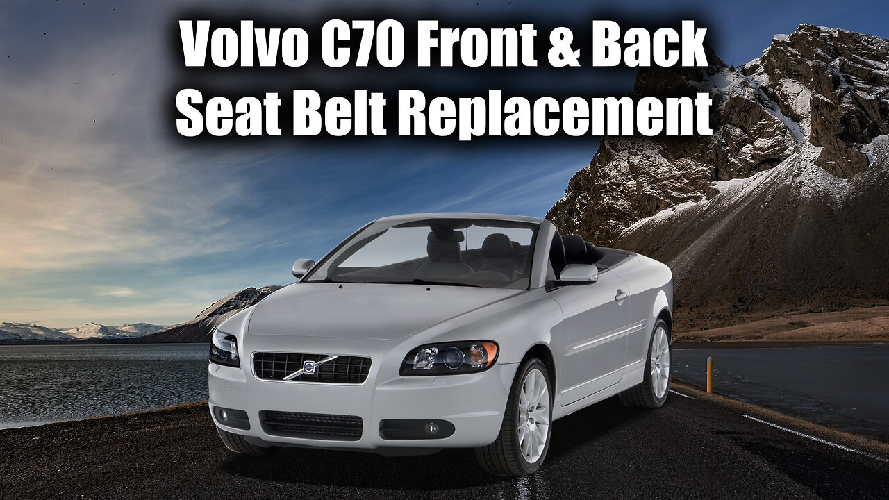Volvo C70 Seat Belt Removal