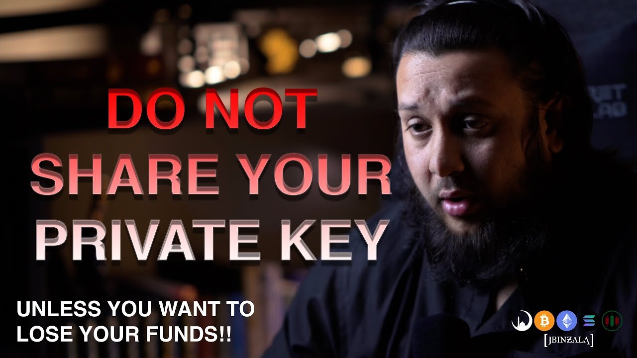 THE PRIVATE KEY IS YOUR CRYPTO SEED PHRASE