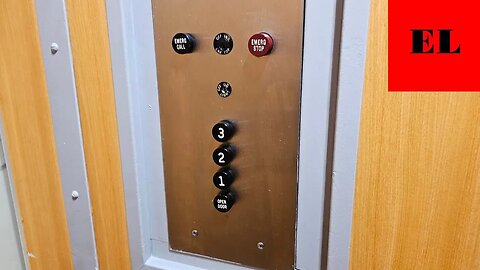 Original but Crappy Vintage Otis Traction Elevator - UNC CH Rosenau Hall (Chapel Hill, NC)