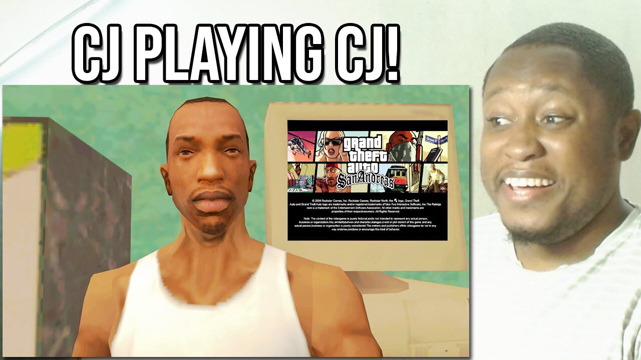 CJ Plays GTA SA Reaction