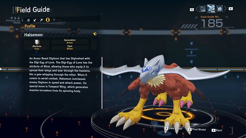 halsemon all digivolution/de-digivolution/profile Digimon Story Time Stranger