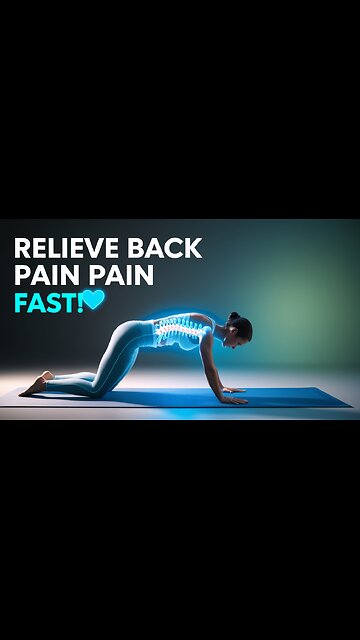 3 EASY Exercises to RELIEVE Lower Back Pain 🩺💪 #Shorts