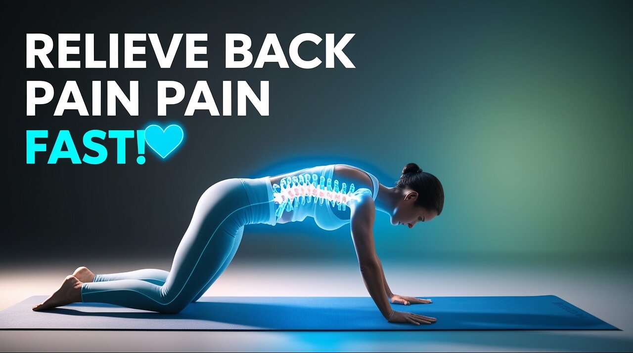 3 EASY Exercises to RELIEVE Lower Back Pain 🩺💪 #Shorts