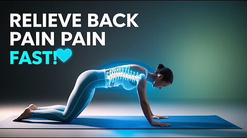 3 EASY Exercises to RELIEVE Lower Back Pain 🩺💪 #Shorts