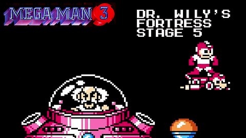 Mega Man 3 (NES) - Dr. Wily's Fortress Stage 5