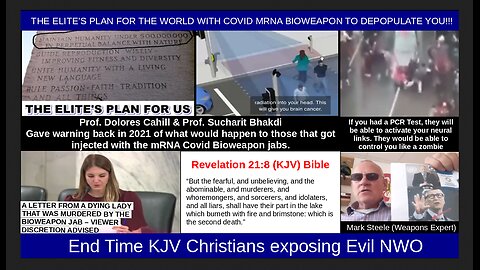 THE ELITE’S PLAN FOR THE WORLD WITH COVID MRNA BIOWEAPON TO DEPOPULATE YOU!!!