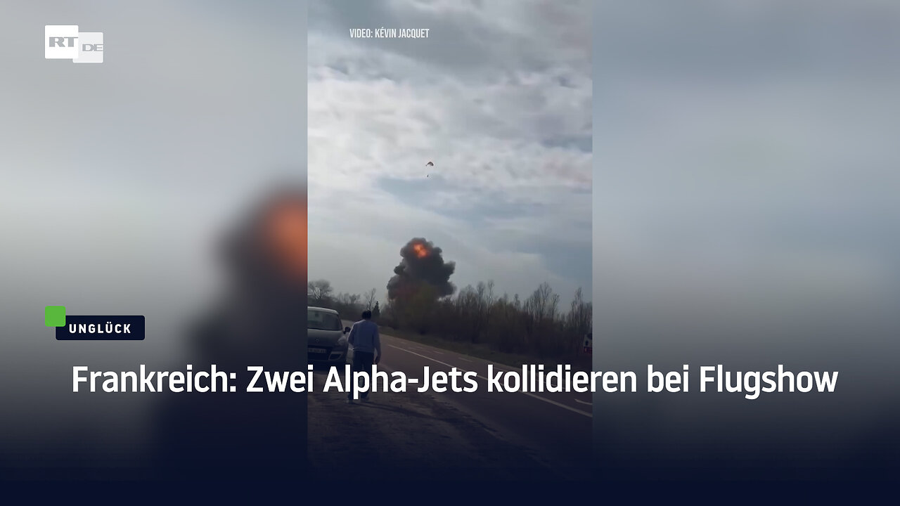 Frankreich: Zwei Alpha-Jets kollidieren bei Flugshow