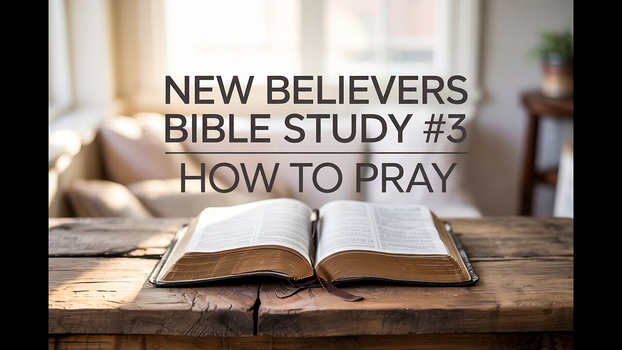 How to Pray and Why It Matters | New Believers Bible Study – Episode 3