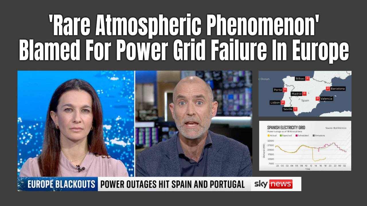 'Rare Atmospheric Phenomenon' Blamed For Power Grid Failure In Europe