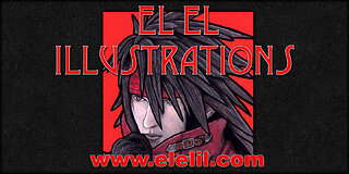 Drawing Vincent from Final Fantasy 7 in Pastel