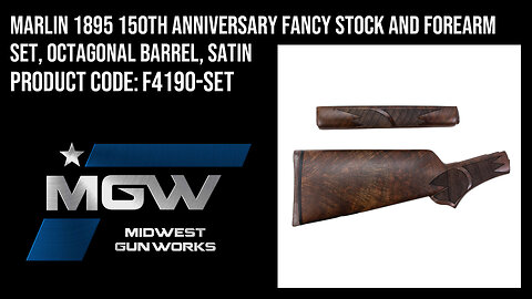 Marlin 1895 150th Anniversary Fancy Stock and Forearm Set, Octagonal Barrel, Satin - F4190-SET