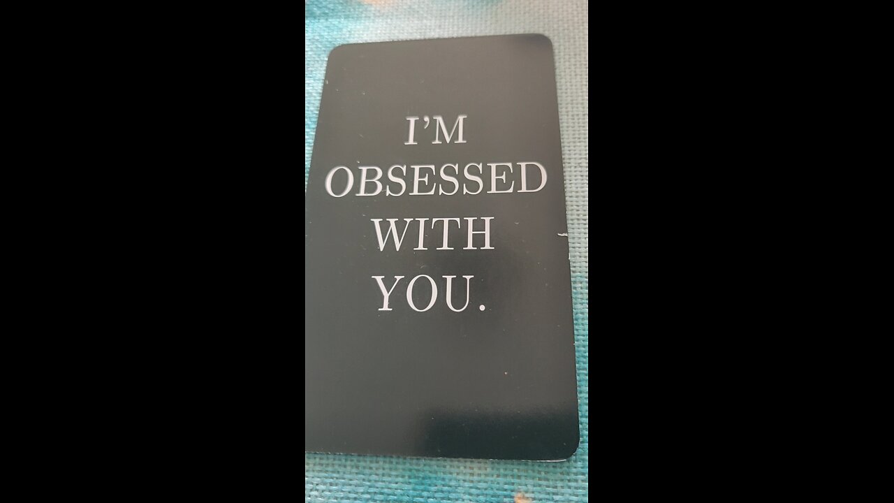 I'm obsessed with you?