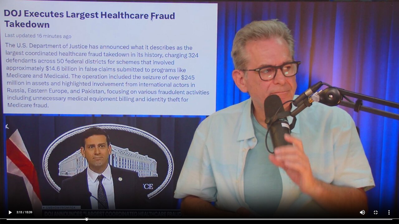 Takedown of largest healthcare fraud by DOJ▮The Jimmy Dore Show