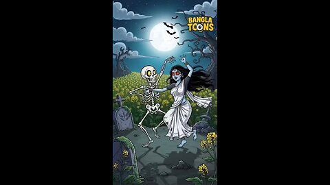 Dance with Ghost skeleton