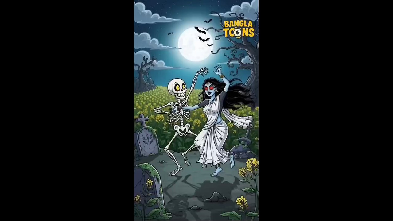 Dance with Ghost skeleton