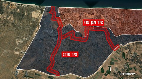 The IDF has established a new corridor in the southern Gaza Strip, bisecting east