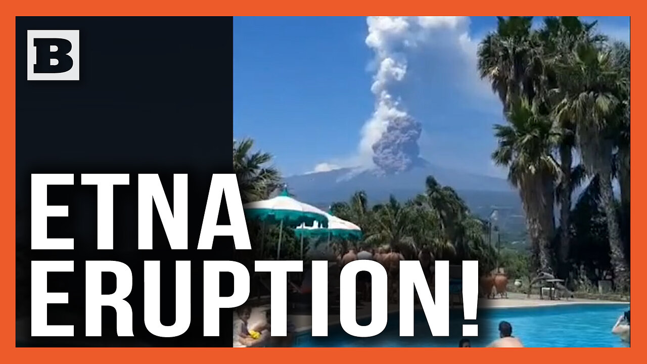 Etna Eruption! Plumes of Smoke and Ash Seen Spewing from Mount Etna from Sicily