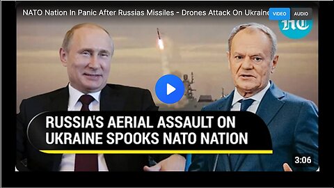 "NATO Panics as Russia Launches Air Assault on Ukraine"
