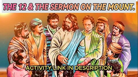 Sermon on the Mount - The Action Bible! . #sermononthemount #esl #biblestudy #theactionbible
