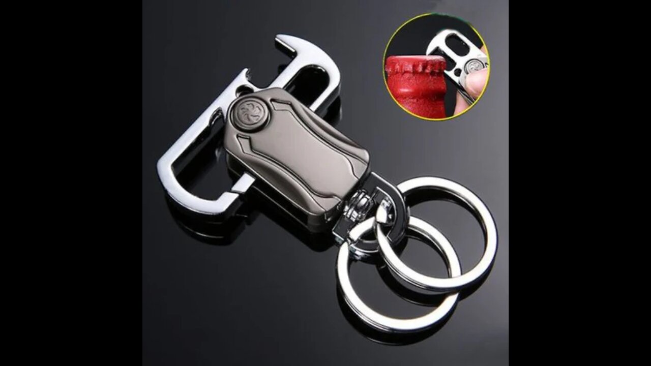 3-in-1 EDC Keyring with Bottle Opener & Utility Gadget