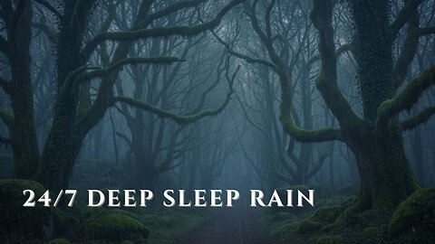 24/7 Rain for Deep Sleep • No Thunder