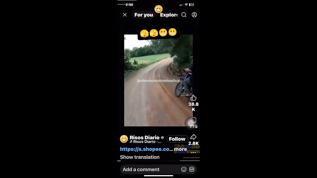 Dirt bike vs Deer