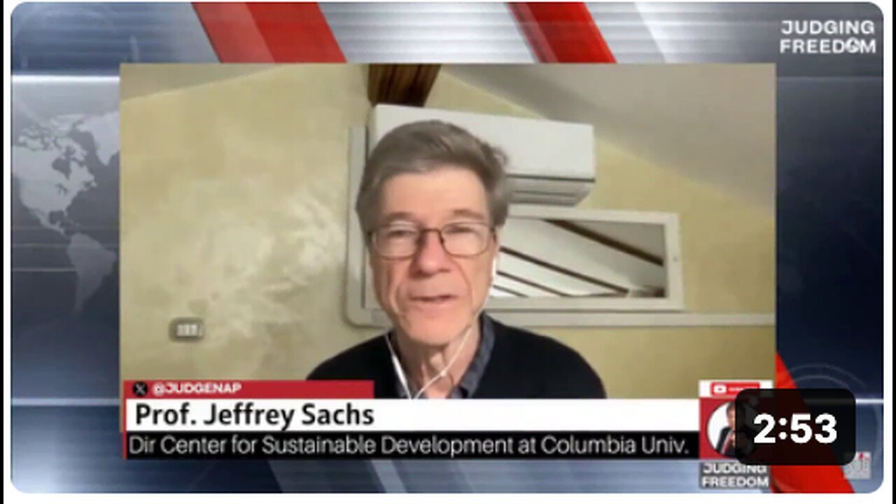 "Israel's Middle East Wars: Insights from Professor Jeffrey Sachs"