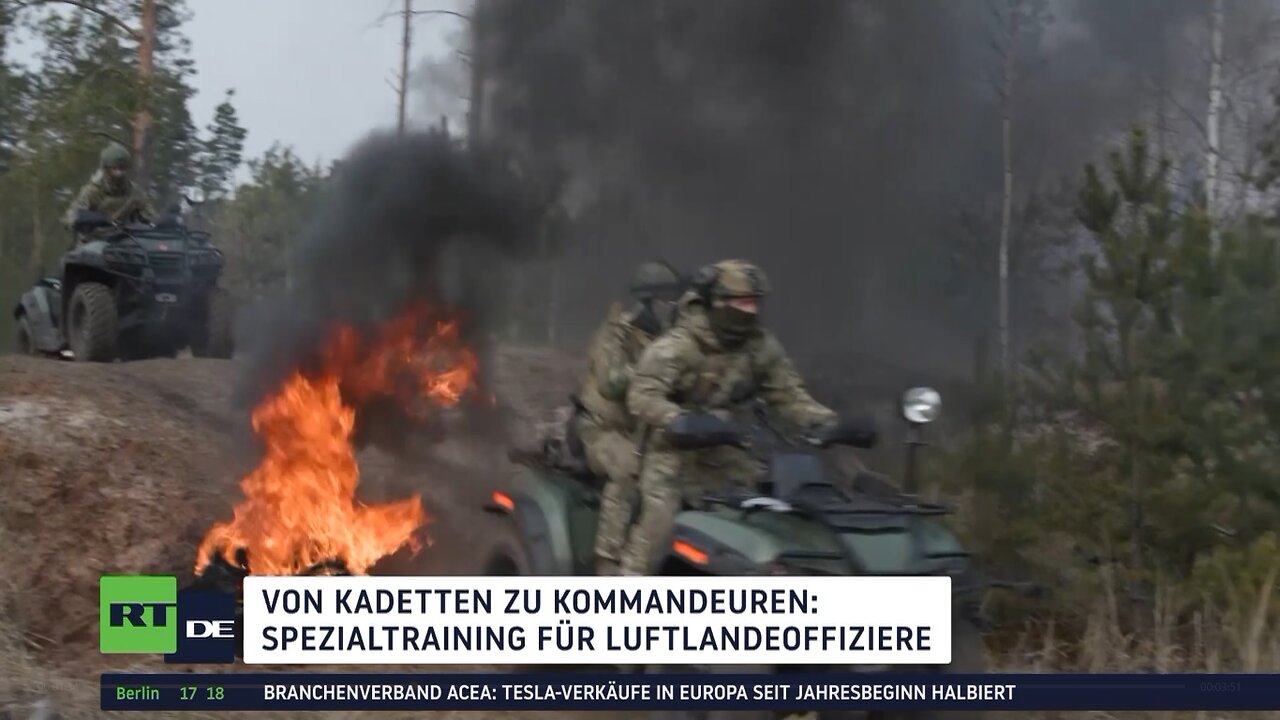 Exklusiv: Spezialtraining für Nachwuchsoffiziere der Luftlandetruppen
