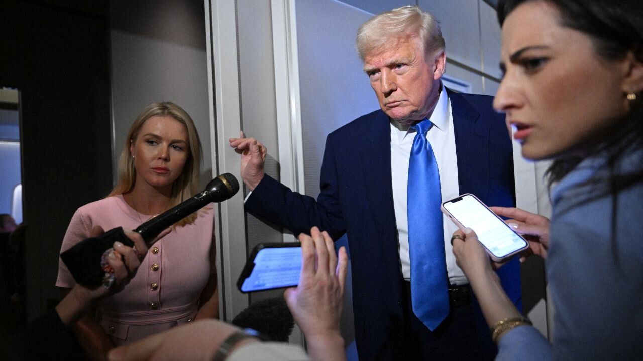 Trump Hit During Flight On Air Force One - His Jaw Dropping Response