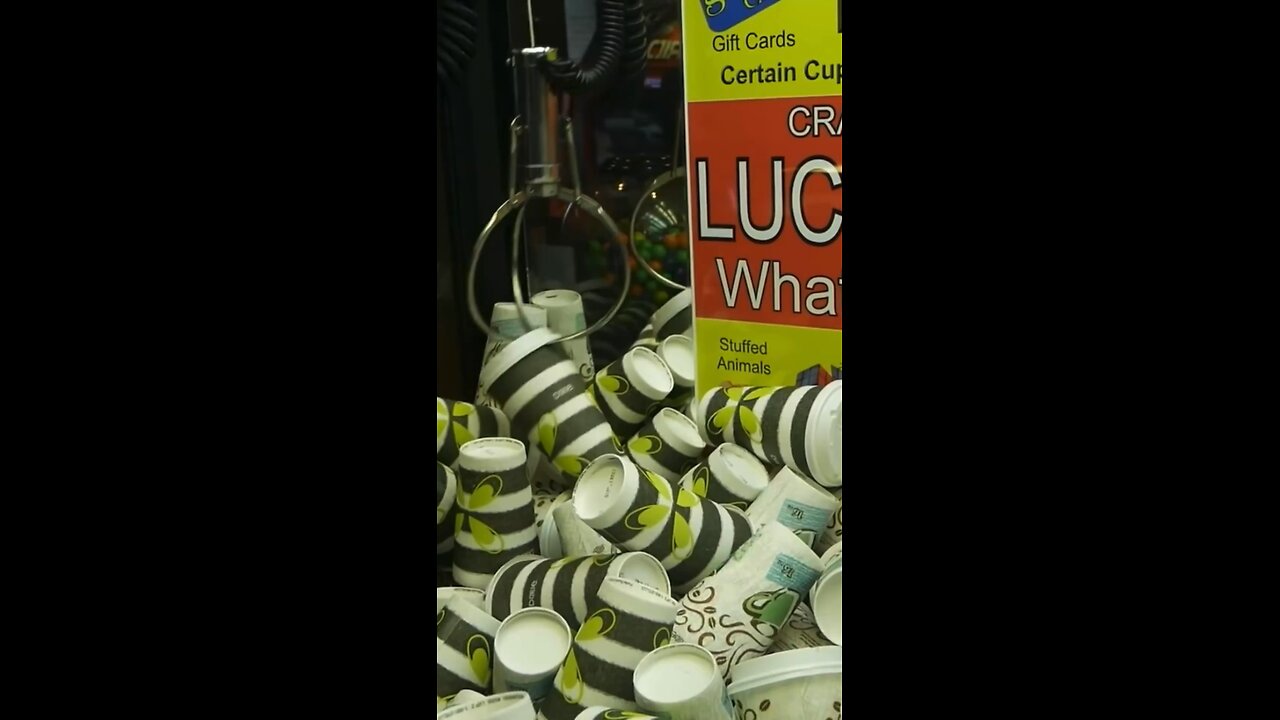 Mystery Cup Claw Machine! 🍀