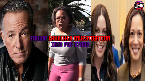 Trump launches investigation into Oprah, Beyoncé, & Bruce Springsteen for ILLEGAL payments