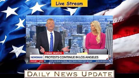 x380c: Newsmax - Violence over the weekend at "No Kings" protest in Los Angeles