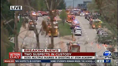 6yrs ago 5-7-19 Stem School Shooting Colorado Was 2 Shots & 2 Flash Bangs Question is WHO FIRED THEM