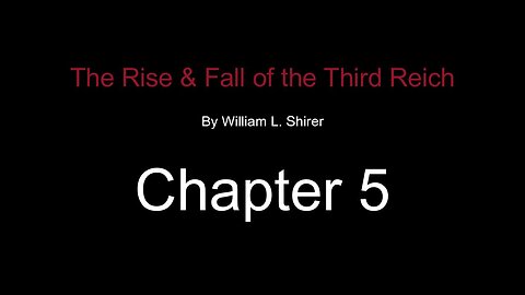 Chapter 5- The Road to Power 1925-1931