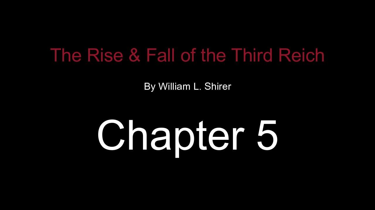 Chapter 5- The Road to Power 1925-1931