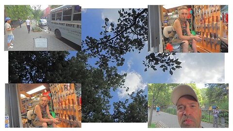HzB GREENPOINT KNIVES outside Tompkins Square Park NYC 7-20-25