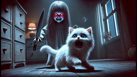 Kittens chased by Doll Ghost👻 and the Ending?😺