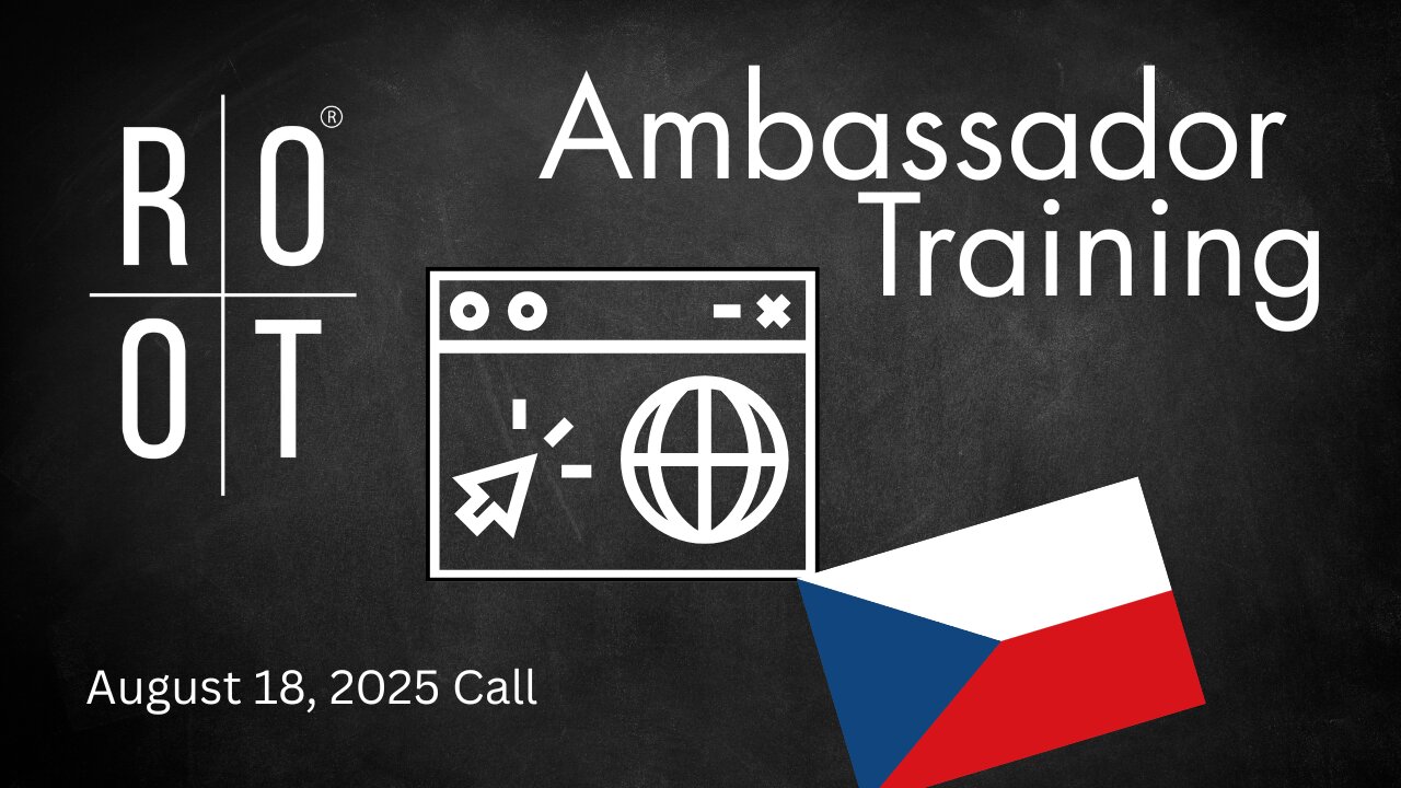 Maximalizace aktuálního webu ROOT | Školení ambasadorů | 18. srpna 2025 | Czech