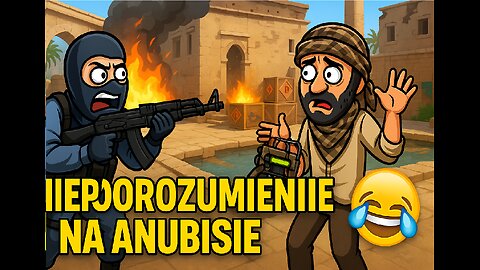 „Anubis i pełny chaos – klasyczna runda CS2 😂🔫”