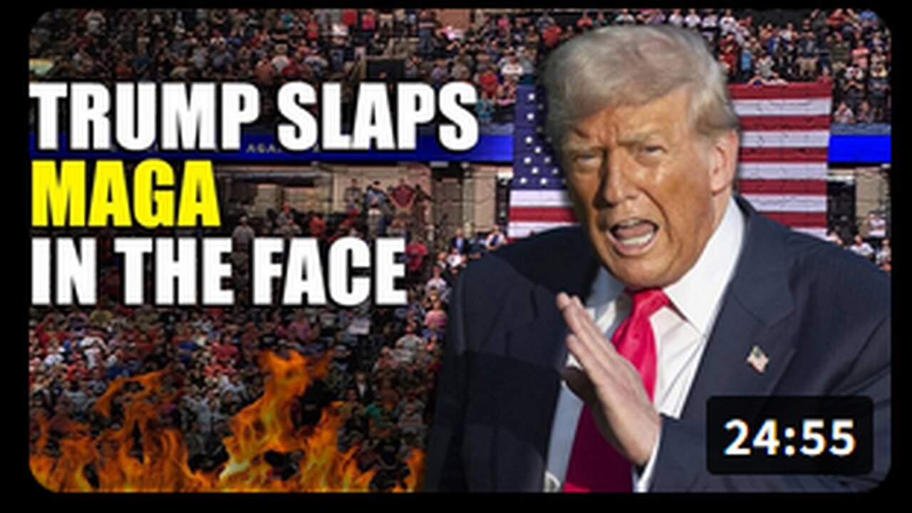 Trump SLAPS MAGA IN THE FACE, With Epstein “HOAX” Calling Them “WEAKLINGS” Who Fell For “BULLSH#T